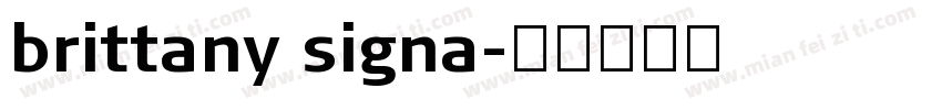 brittany signa字体转换
